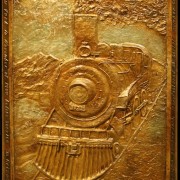 Historic railroad relief